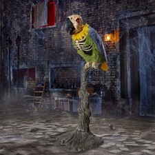 Home Accents 5 ft Rotwing Parrot Halloween Animatronics Home Depot 2026 picture