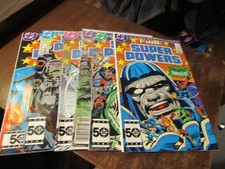 Super Powers #1 2 3 4 5 6 DC 1985 Complete Comic Book Set 1-6 Complete picture