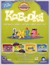 Cranium Kabookii Wii Ubisoft Family Fun Game Ad 2008 Full Page Print Ad picture
