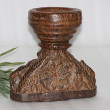 Antique Wooden Agricultulal Seed Spreader Bijni Original Old Hand Carved picture