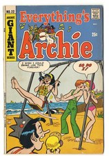 Everything's Archie #22 Giant 1972 GGA Innuendo Swinging Threesome Cover picture