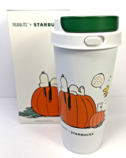 Starbucks Peanuts The Great Pumpkin Travel Tumbler 2026 Fall Ceramic PSL Snoopy picture
