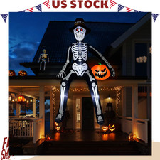 NEW 10FT Halloween Giant Skeleton Inflatable with Built-In LEDs Outdoor Decor picture