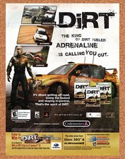 Dirt PC Original 2006 Vintage Ad - Codemasters Video Game Promo picture