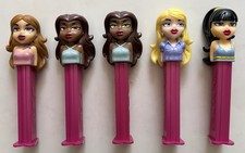 BRATZ DOLLS - PEZ Dispensers - SASHA (Brown & Yellow Eyes)-CLOE-JADE-YASMIN picture