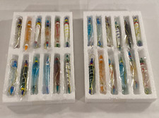 2 Sets NEW Joyin Colorful Glass Icicle Ornaments (12 Pieces/Set) picture