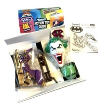 Batman Kenner The Joker Cycle Open Box COMPLETE 1990 With Manual and Toy Guide picture