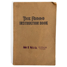 Antique 1911 Ferro Marine Engine Instruction Manual James L. Wait Chicago Dealer picture