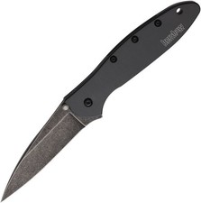 Kershaw Leek Gray 1660GRYBW B, Plain Edge Speed Safe, Brand New Factory 2nd READ picture