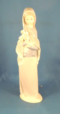 LLADRO -  Girl with Lilies figurine - 9 inches tall picture