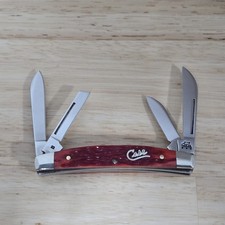 2004 Case XX 6468 SS Small Congress Red Bone W/ Script Shield-NEW/NO BOX picture