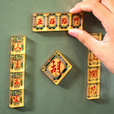 New Mahjong Fridge Magnet Chinese Style Spring Festival Decor Creative Gift picture