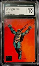 2019 The Art of TMNT Raph Swings To Action Green #75  /99 CGC 10 picture