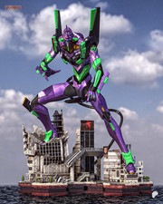 1:6 EVA-01 Neon Genesis Evangelion UNPAINTED High Quality Garage Kit picture