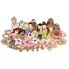 Disney Princess Jumbo Collectible Trading Pin Pink A La Mode LE 500 Preorder picture