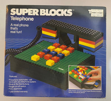 Vintage Super Blocks Telephone TYCO 1988 New in Box picture