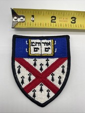 Vintage Yale University Coat Of Arms Patch Insignia Logo Shoulder Badge Sew On picture