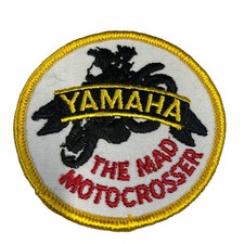 Yamaha The Mad Motocrosser Embroidered Patch picture