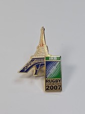 Rugby World Cup 2007 Souvenir Lapel Pin Paris France  IRB Int'l Rugby Board picture