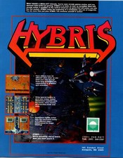 Hybris Bold New Arcade Action 163 Conduit St Annapolis MD 1988 Amiga Ad TB9 picture