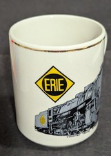 ***VINTAGE 1989 ERIE RAILROAD LOCOMOTIVE COUNTRY TRAINS COFFEE CUP MUG*** picture