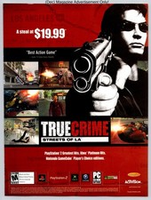True Crime Streets Of LA Playstation 2 Xbox Activision 2004 Advertisement picture
