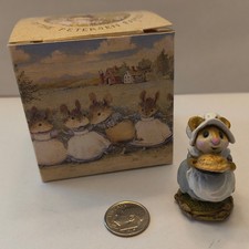 Retired 1984 Wee Forest Folk Prudence Pie Maker with Box # M-119 picture