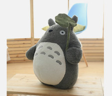 STUDIO GHIBLI My Neighbor Totoro Grin TOTORO Plush Doll Soft Toy 15'' Kids Gifts picture