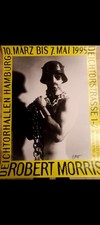 Robert Morris Original Exhibition Poster 84x59cm Autographed '97 picture