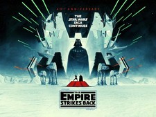 Star Wars Empire Strikes Back 40th Quad Matt Ferguson Fine Art print 40 x 30 picture
