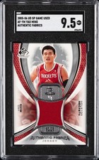 2005-06 UD SP GAME USED AUTHENTIC FABRICS #AF-YM YAO MING SGC 9.5 picture