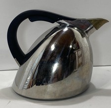Nambe Steve Cozzolino Chirp Tea Kettle 2011 Black Handle Teapot 701 picture