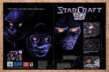 1999 StarCraft 64 N64 Original Advertisement / Retro Promo v1 picture