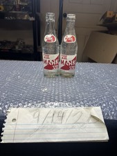 Set Of 2 Vintage ALC Soda Pop Bottle: MARK VIII- 7 OZ Vintage ACL picture