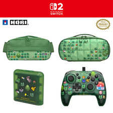 Pokemon Pixel Green Controller Pouch Quilted Case 4 Set HORI Switch 2 Japan 2026 picture