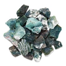 Raw Moss Agate - From India - Bulk Rough Crystals Natural Healing Gemstones picture