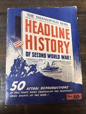 VTG The Indianapolis News 50 Actual Reproductions From WW2 picture