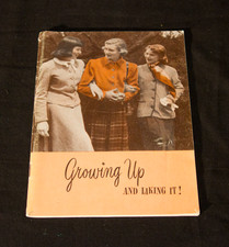 Retro 1950s Growing Up And Liking It Booklet Teen Girls Mid Century Advice Book picture