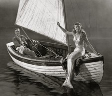 Mr Peabody And The Mermaid Black And White 4x6 Picture Celebrity Print picture