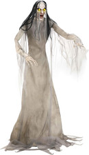 Fun Costumes 7ft Large Wailing Banshee Animatronic Decoration, Tall Grey shrieki picture
