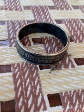 World War II. German silver ring.Wehrmacht. WW2 picture