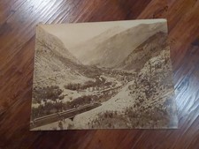 W.H. JACKSON LARGE PHOTO The Loop Georgetown Co Railroad Rockey Mountains picture