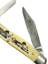 Schrade Scrimshaw SC 505 97 Wood Ducks Pocket Knife *BRAND NEW  *  picture