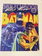 2014 SDCC Alex Ross Sketchbook Signed w/COA picture
