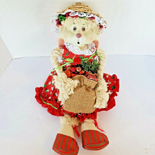 Vtg Flossie Bunny Rabbit Christmas Around The World House of Lloyd Doll 15 inch picture