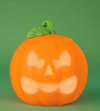 Hallmark Ornament Halloween Spirited Pumpkin Talking Animated Expressions NEW picture