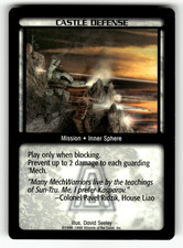 BattleTech Castle Defense 1998 Wizards of the Coast CCG TCG picture