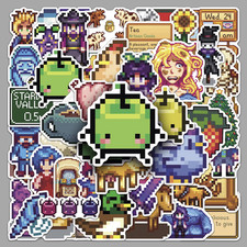Stardew Valley Sticker Decals 10 Pack Random Mix Pixel Style 2 Inch Avg. Size picture