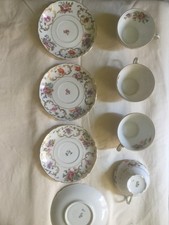 1918 antique Dresden floral motif pattern from Victoria China Czechoslovakia picture