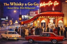 Whisky a Go Go - Sunset Strip, West Hollywood Los Angeles MODERN POSTCARD D646 picture